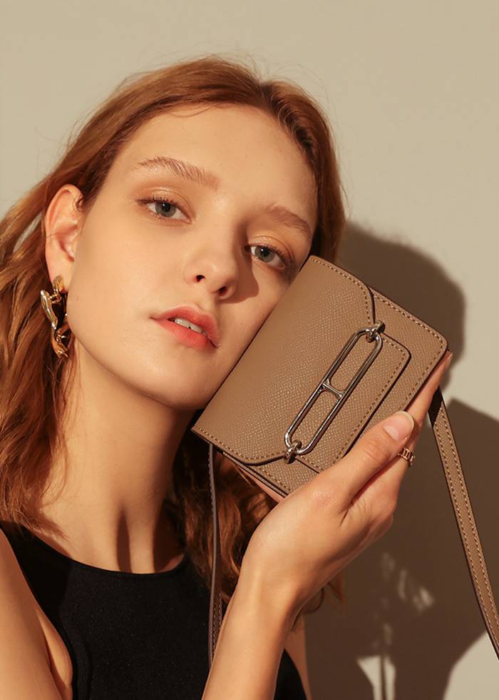 🎁 Mirelle leather Mini  Bag - Brown (100% off)