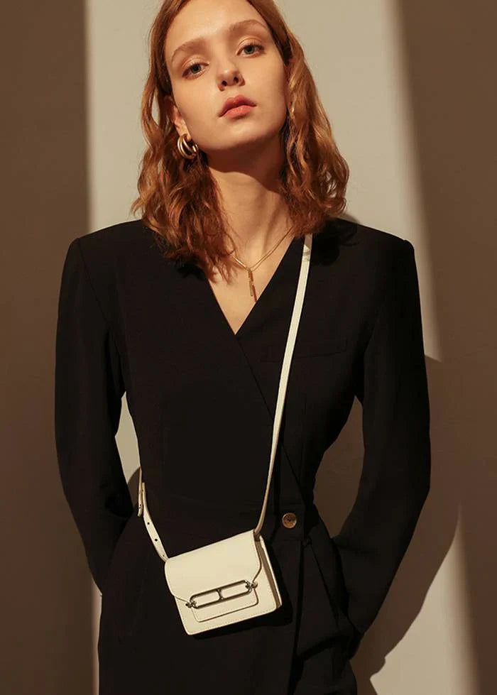 🎁 Mirelle leather Mini  Bag - White (100% off)
